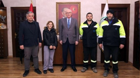 Odunpazar Belediyesi personelinden rnek davran