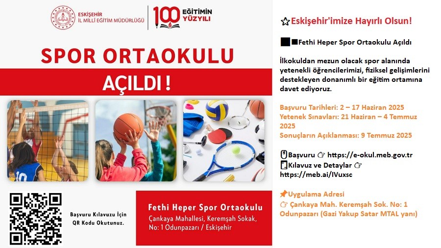 Fethi Heper Spor Ortaokulu Ald